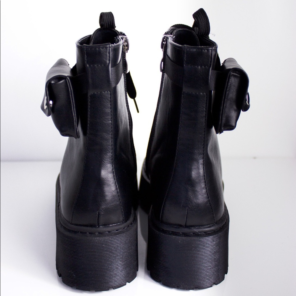 Platform Combat boots - Picture 5 of 6